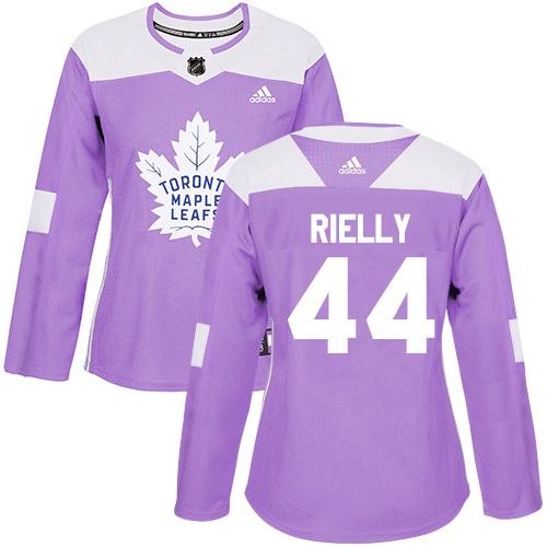 Adidas Maple Leafs #44 Morgan Rielly Purple Authentic Fights Cancer Women's Stitched NHL Jersey